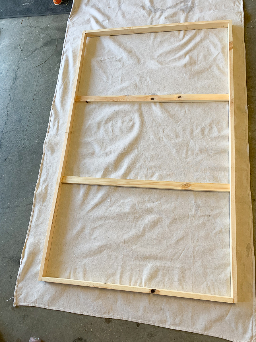Building a DIY canvas painting tutorial