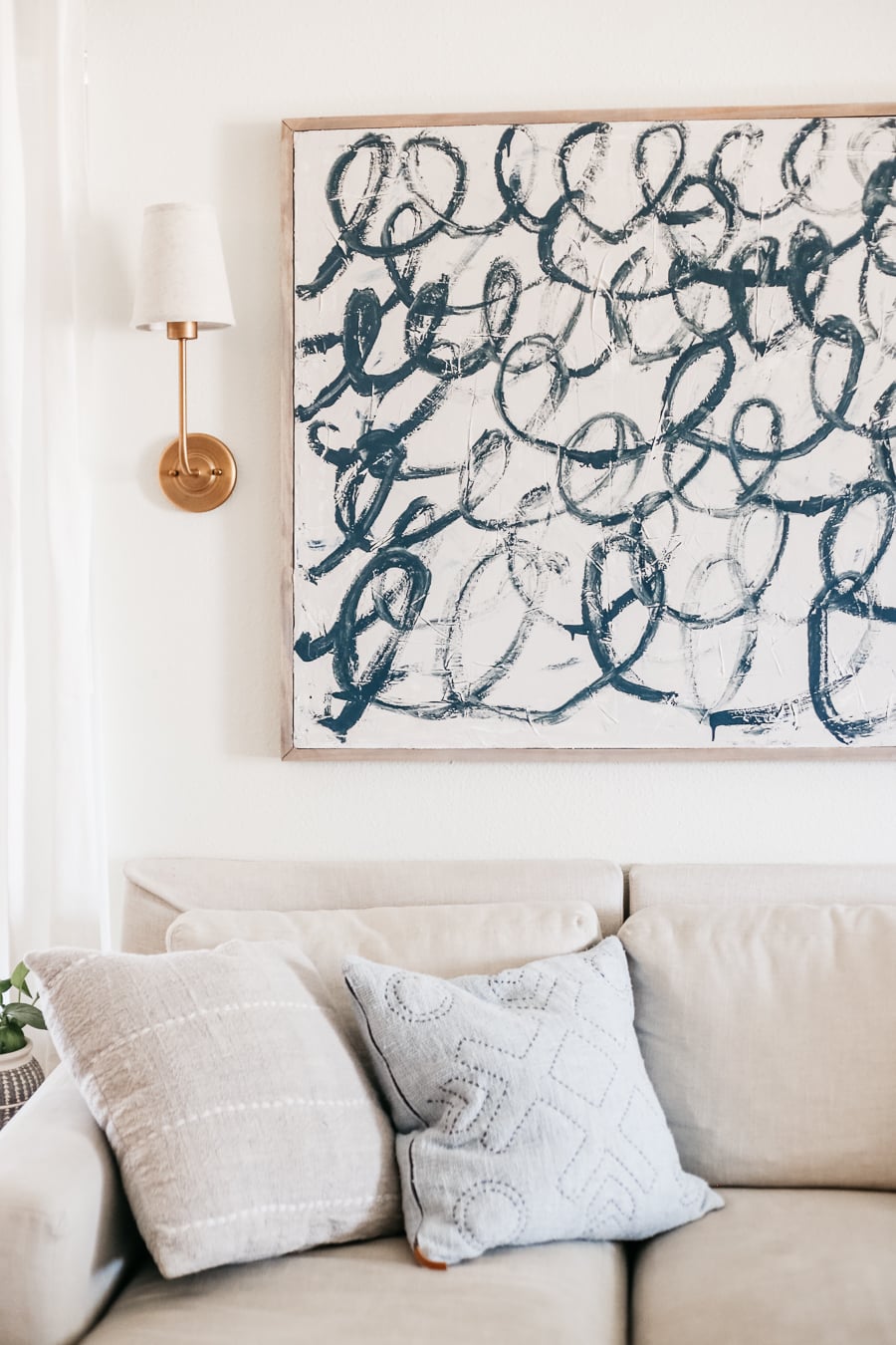 A DIY Canvas Tutorial - How to make your own large scale artwork